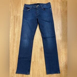 BURBERRY BRIT Women's Dark Blue Straight Jeans